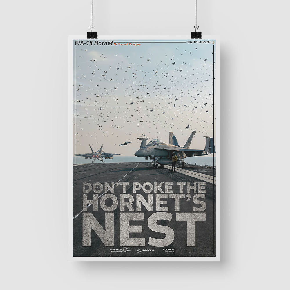Don’t Poke The Hornet’s Nest Poster