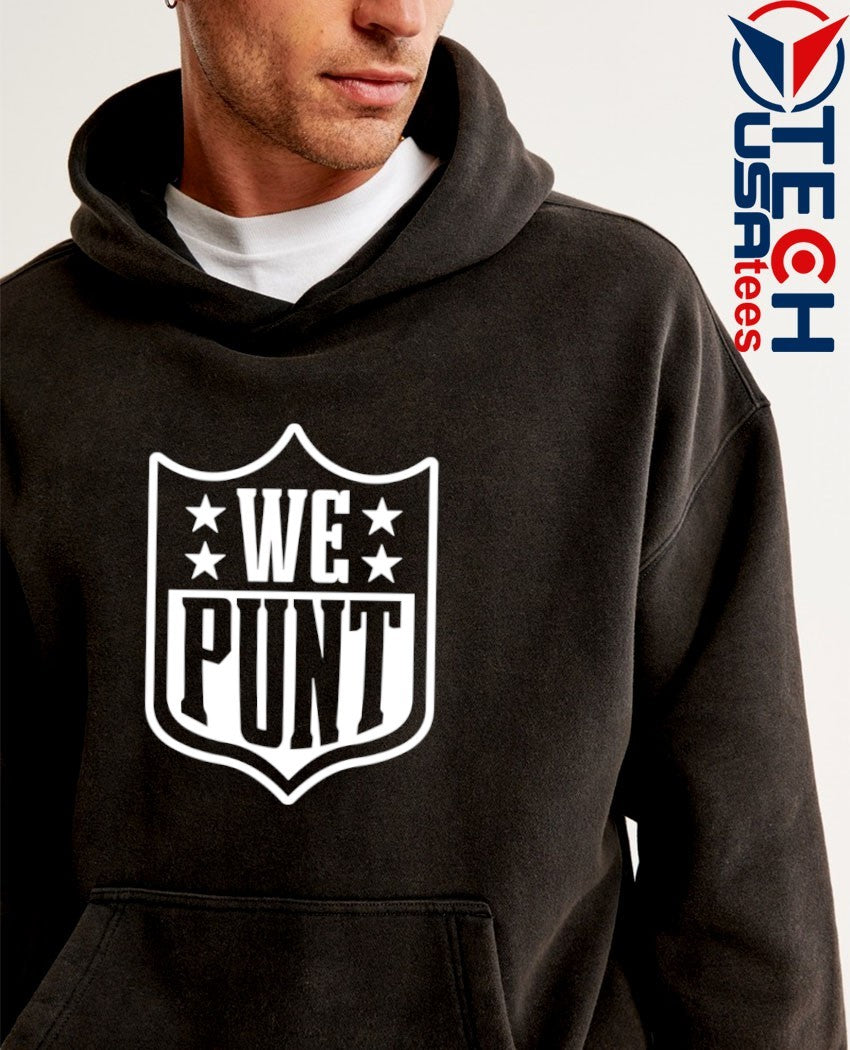Drew Allen we punt logo shirt