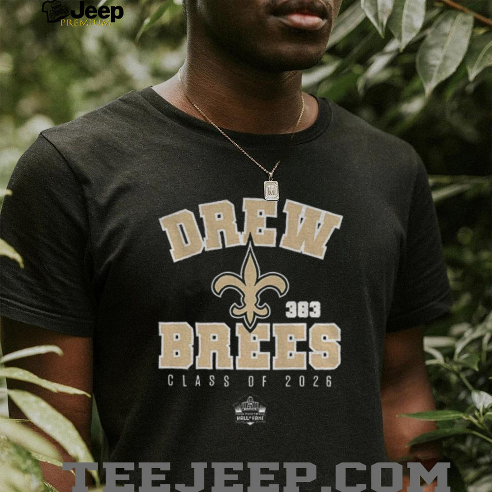 Drew Brees Saints Class of 2026 Enshrinee shirt