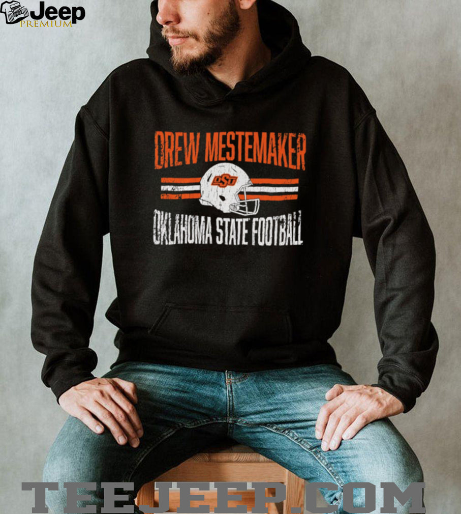 Drew Mestemaker Oklahoma State Cowboys NCAA Helmet shirt