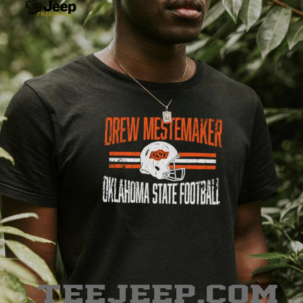 Drew Mestemaker Oklahoma State Cowboys NCAA Helmet shirt