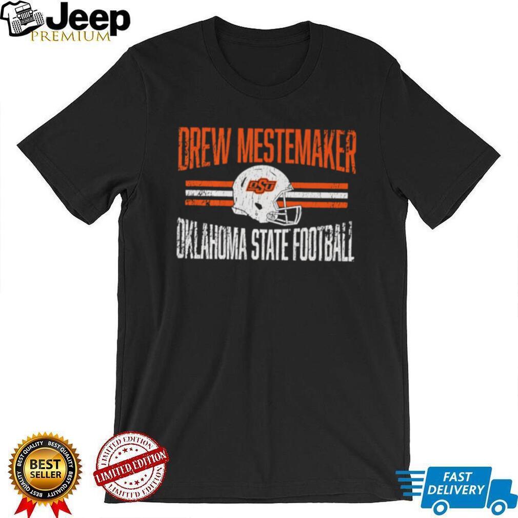 Drew Mestemaker Oklahoma State Cowboys NCAA Helmet shirt