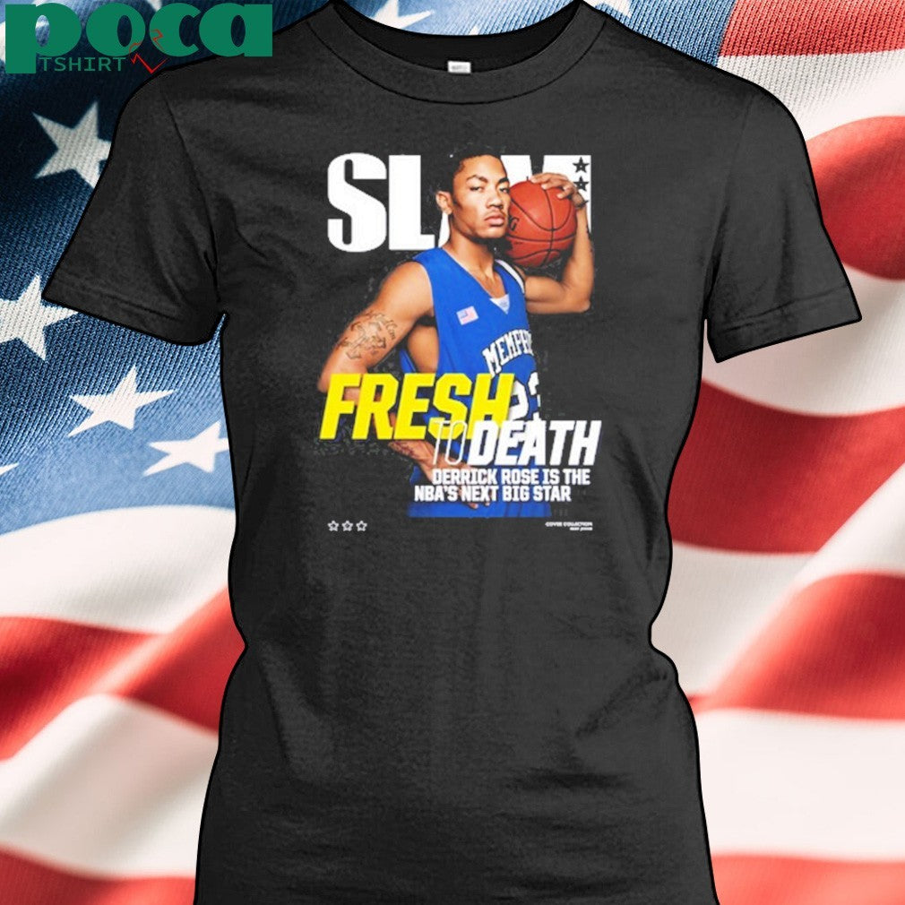 Drose’s 2008 Slam Cover Ahead Of ‘Derrick Rose Night’ In Chicago Tee T-Shirt
