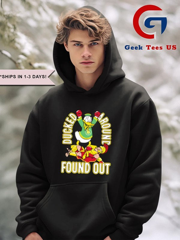 Ducked defeats USC Trojan around found out mascot shirt