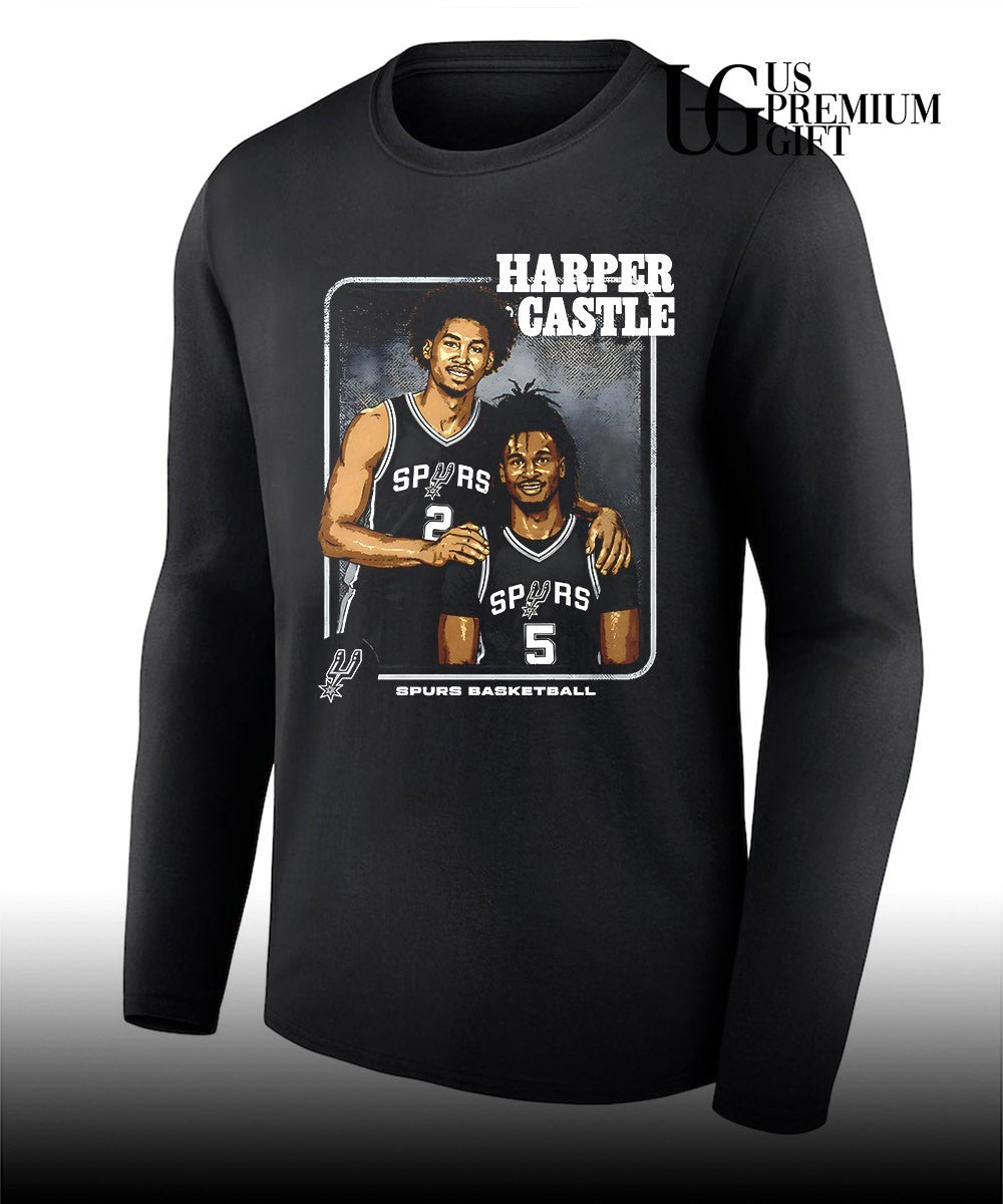 Dylan Harper and Stephon Castle San Antonio Spurs Step Brothers 2026 T-shirt