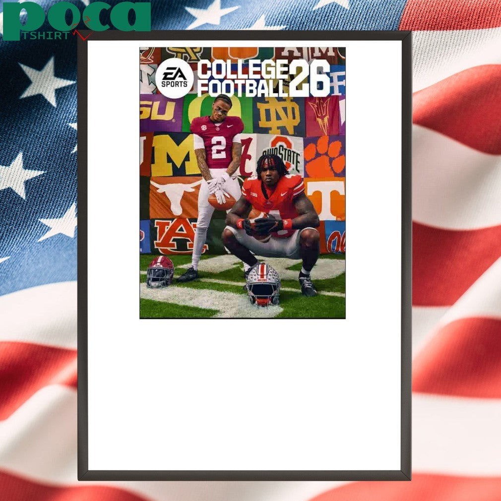 EA College Football 26 Cover Star With Ryan Williams And Jeremiah Smith shirt