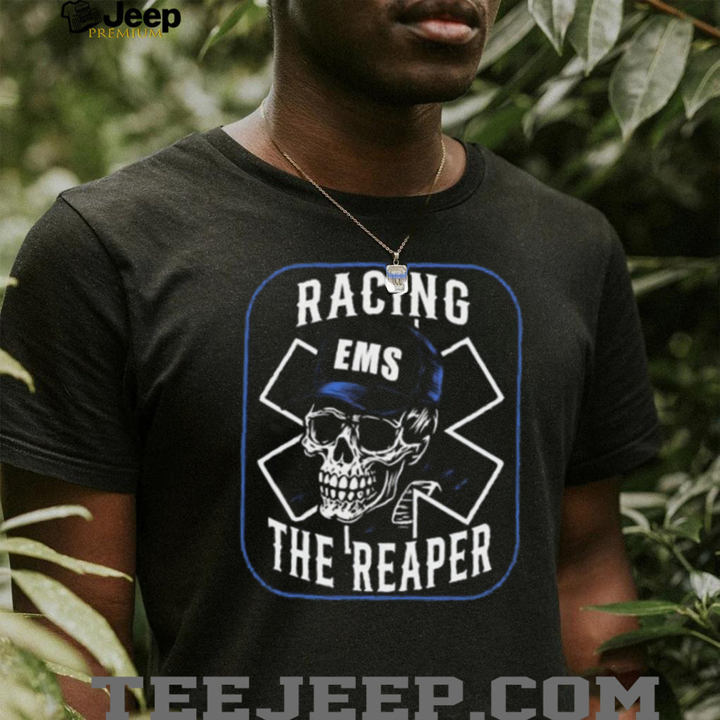 EMS Racing The Reaper Skeleton Medic Star of Life Shirt