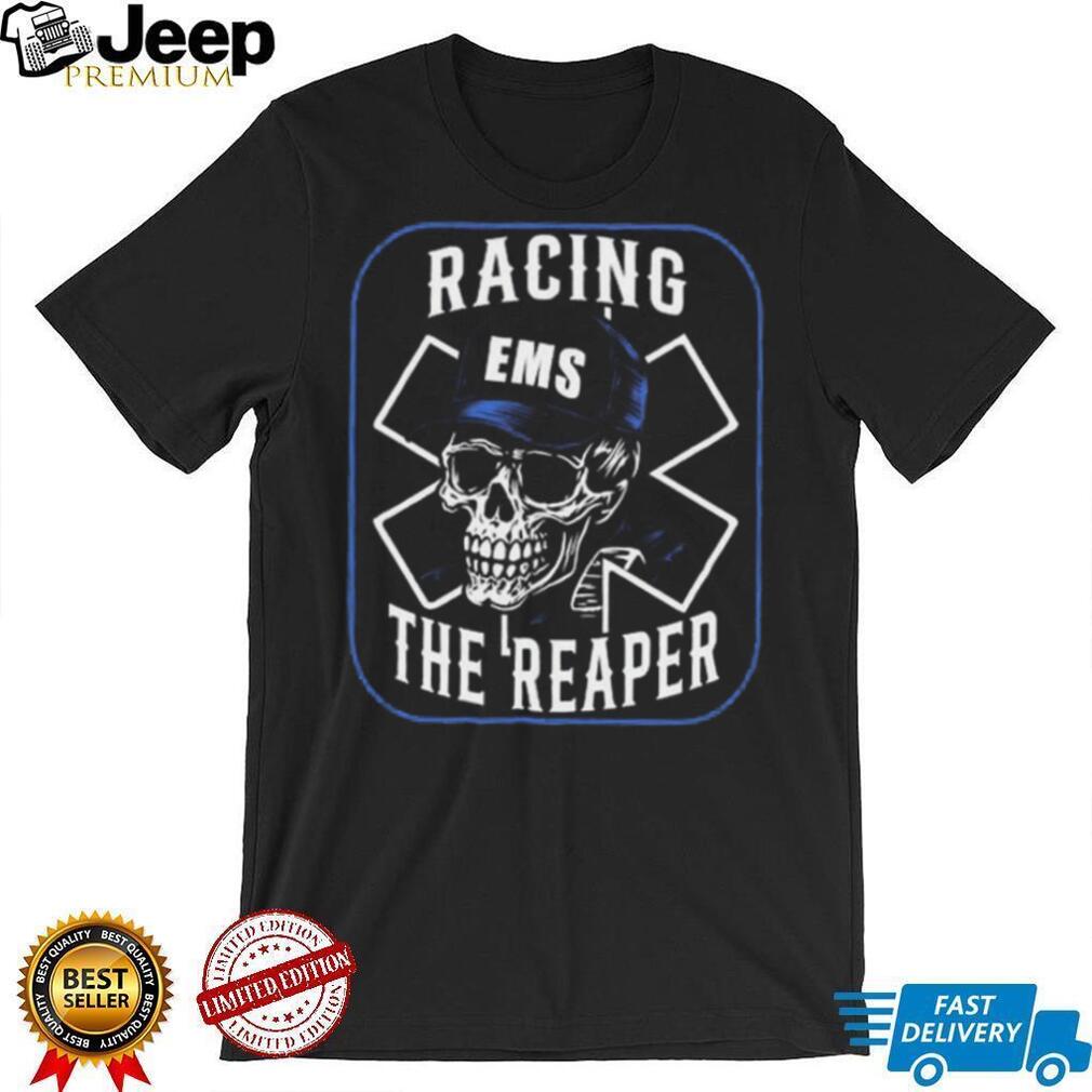 EMS Racing The Reaper Skeleton Medic Star of Life Shirt
