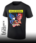 Eagle Dollar General 250 Years Of America USA flag shirt