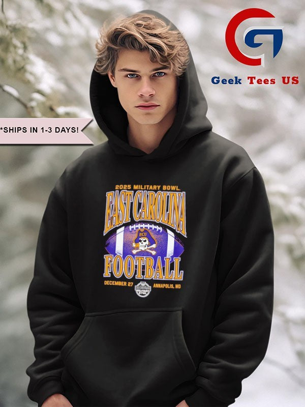 East Carolina Pirates Football Champion Military Bowl 2025 shirt