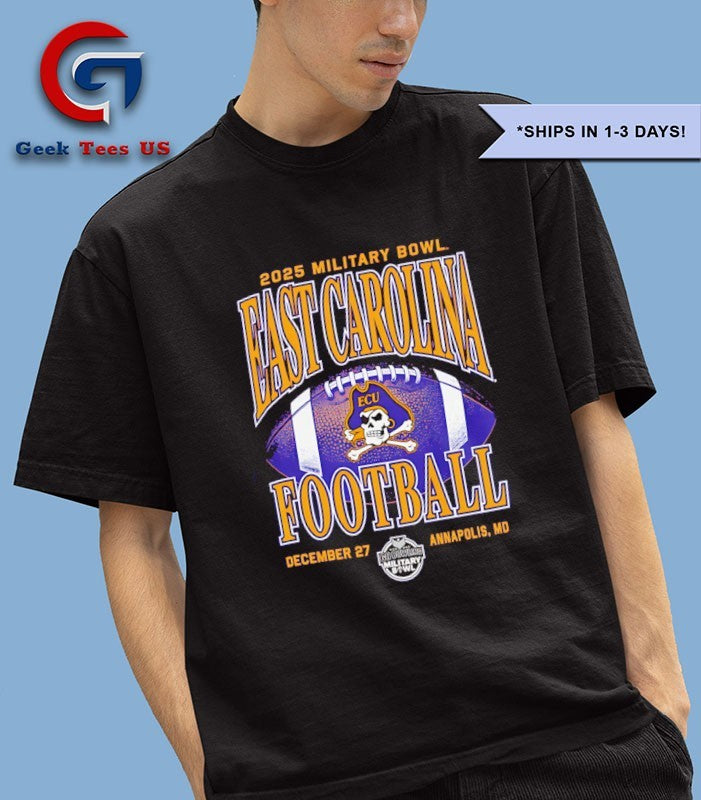 East Carolina Pirates Football Champion Military Bowl 2025 shirt