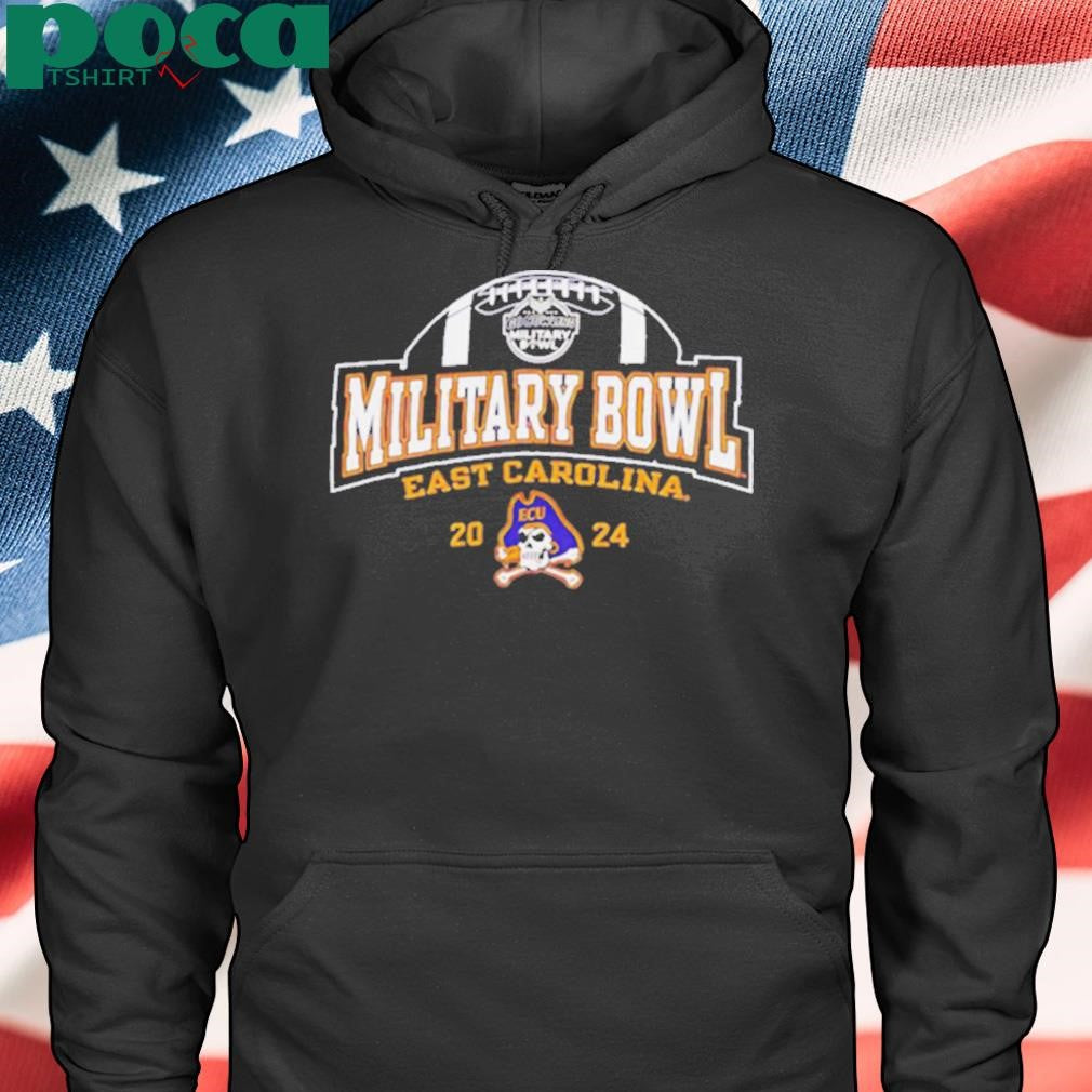 East Carolina Pirates Military Bowl 2024 shirt