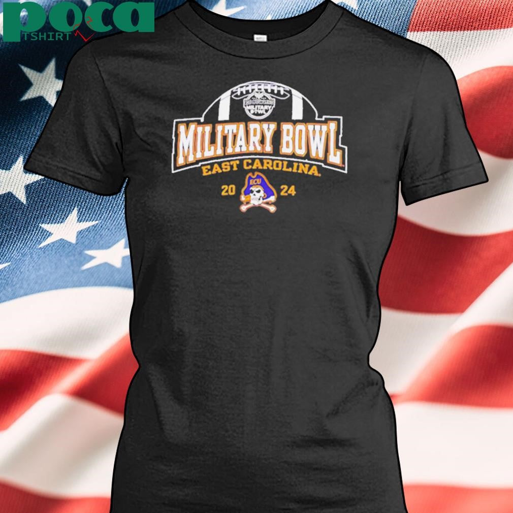 East Carolina Pirates Military Bowl 2024 shirt