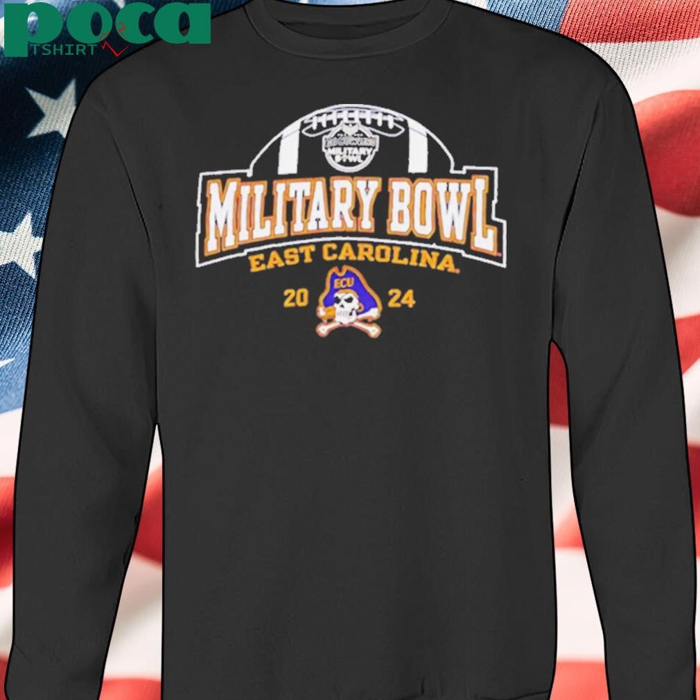 East Carolina Pirates Military Bowl 2024 shirt