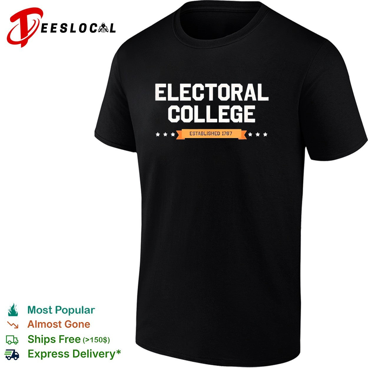 Electoral college established 1787 shirt