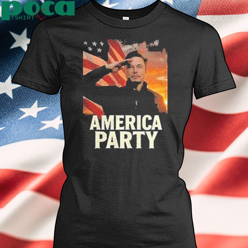 Elon Musk America Party Shirt