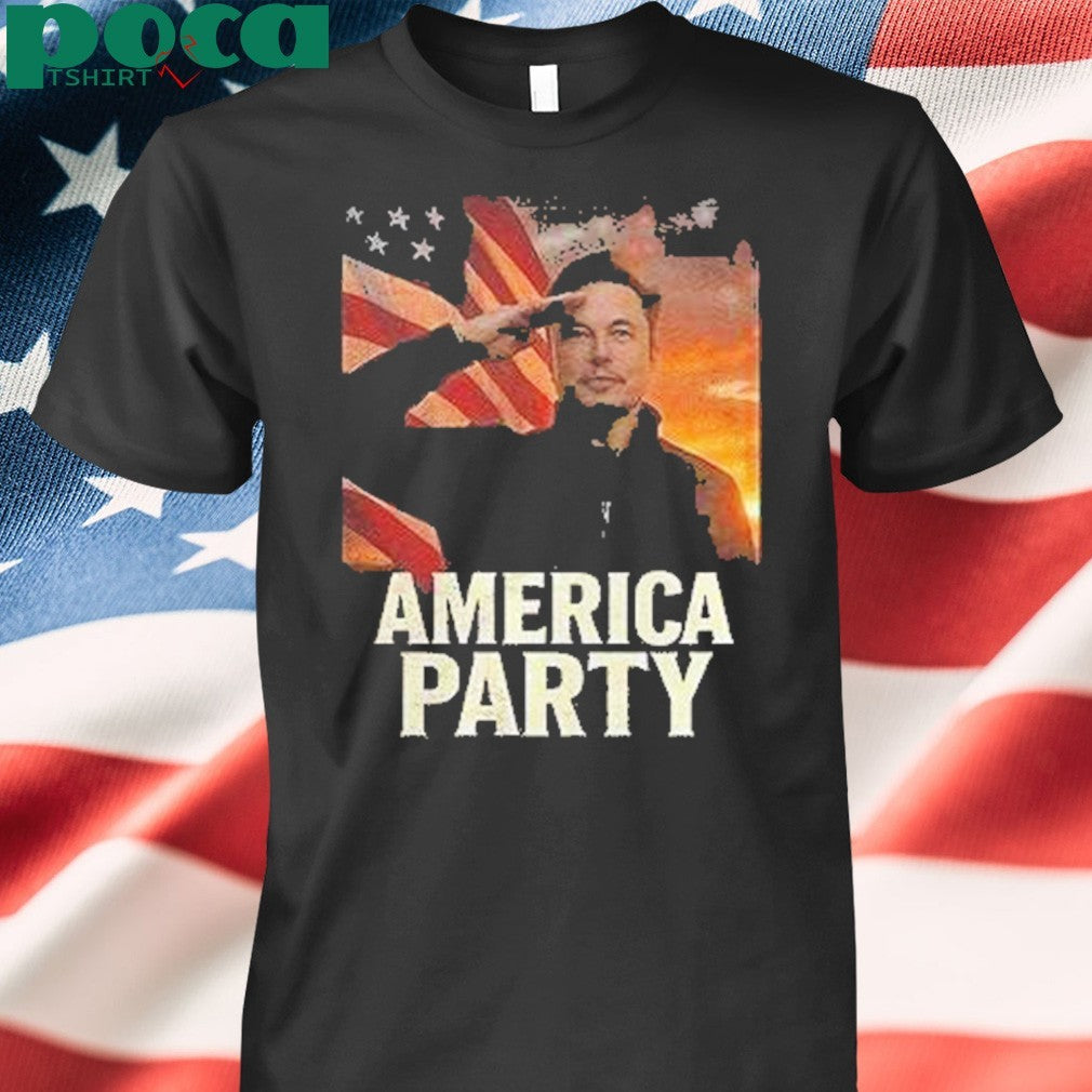 Elon Musk America Party Shirt