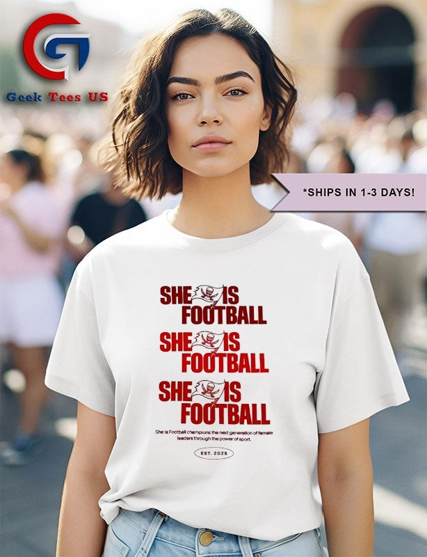 Emeka Egbuka Buccaneers She is Football Est 2025 shirt