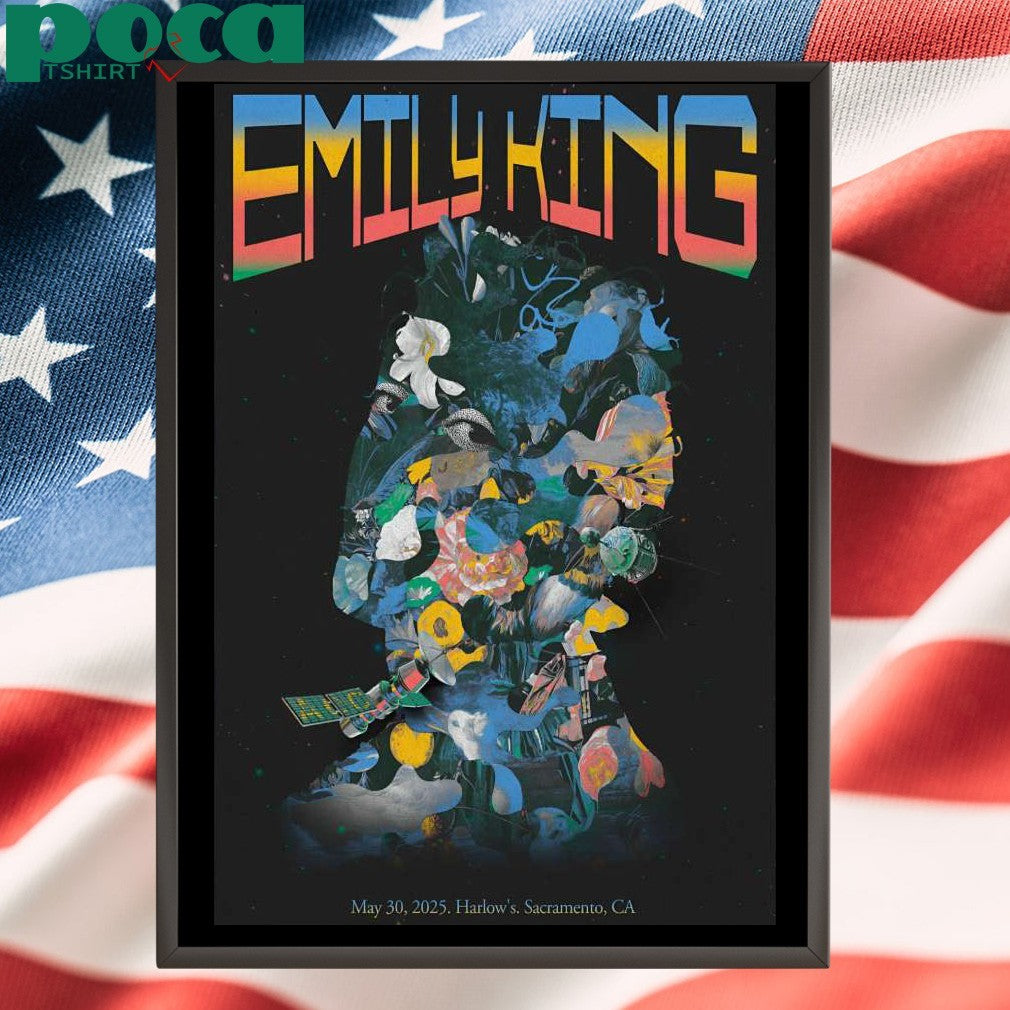 Emily King May 30 2025 Sacramento CA Poster Shirt