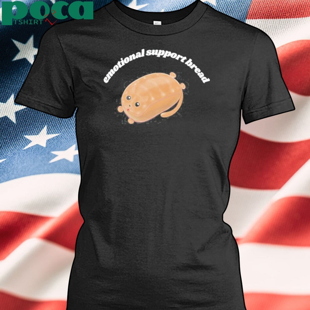 Emotional Support Bread Catloaf T-shirt