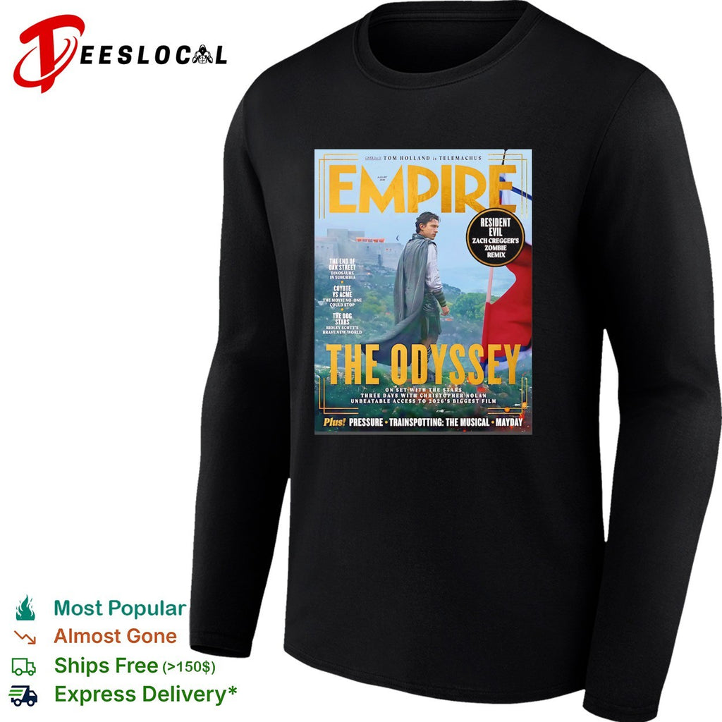 Empire magazine The Odyssey cliff cover shirt