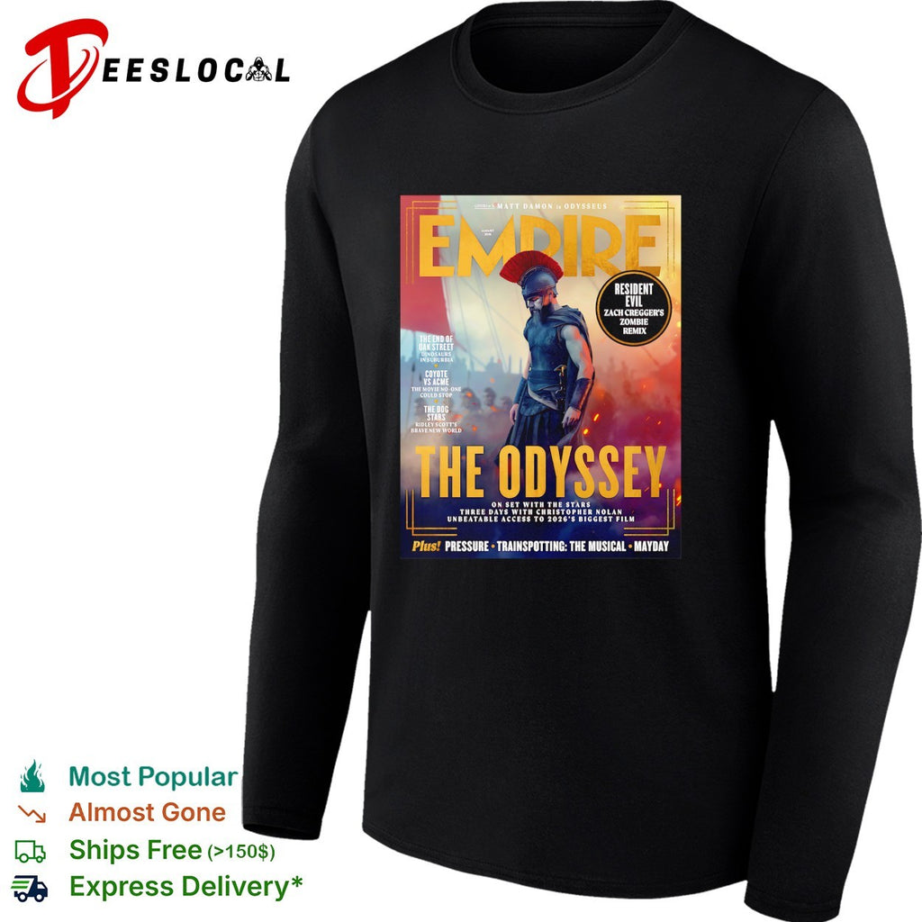 Empire magazine The Odyssey warrior cover shirt