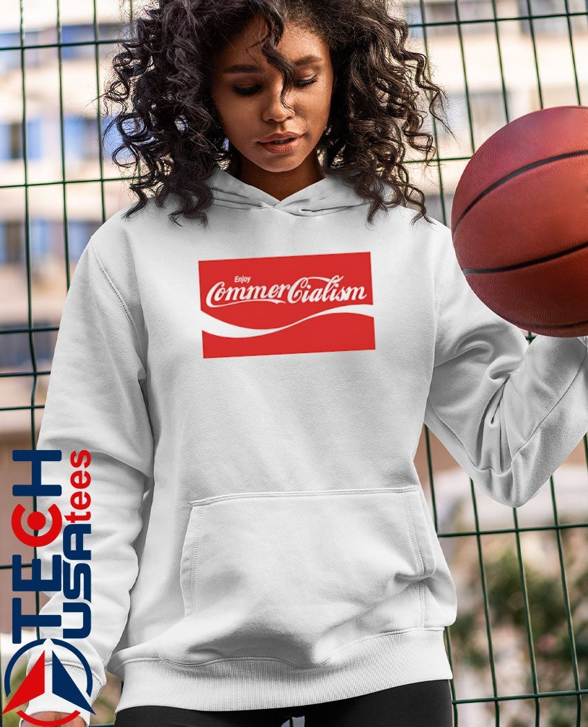 Enjoy Commercialism Cola parody shirt