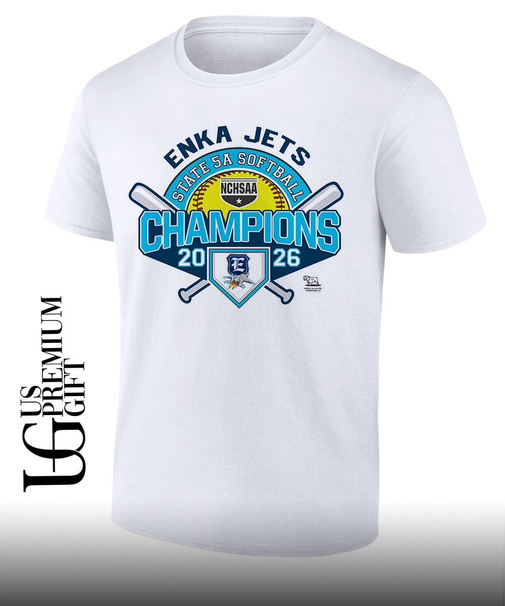 Enka Jets NCHSAA 5A Softball State Champions 2026 shirt
