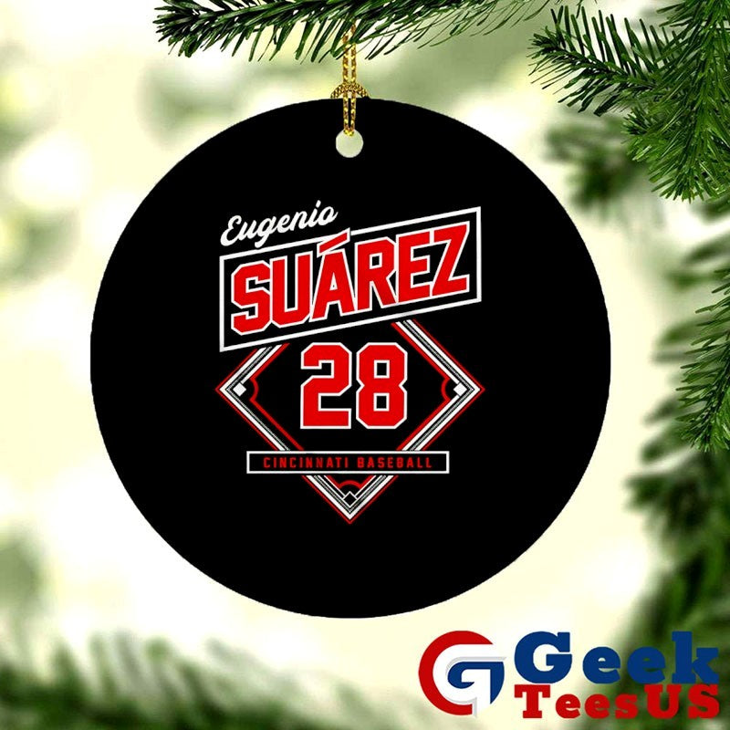 Eugenio Suarez 28 player Cincinnati Reds baseball Classic Diamond shirt