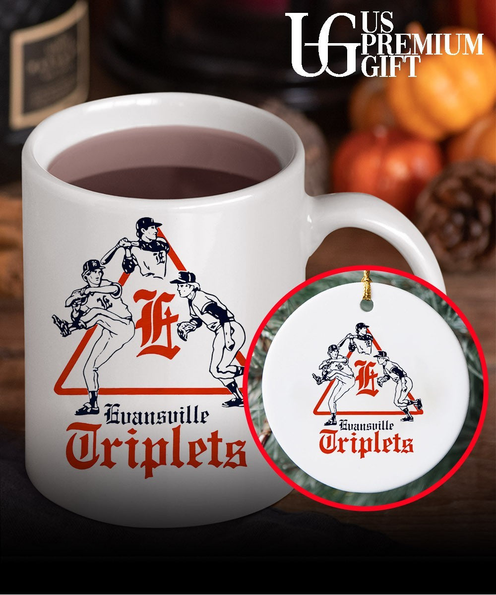 Evansville Triplets baseball shirt