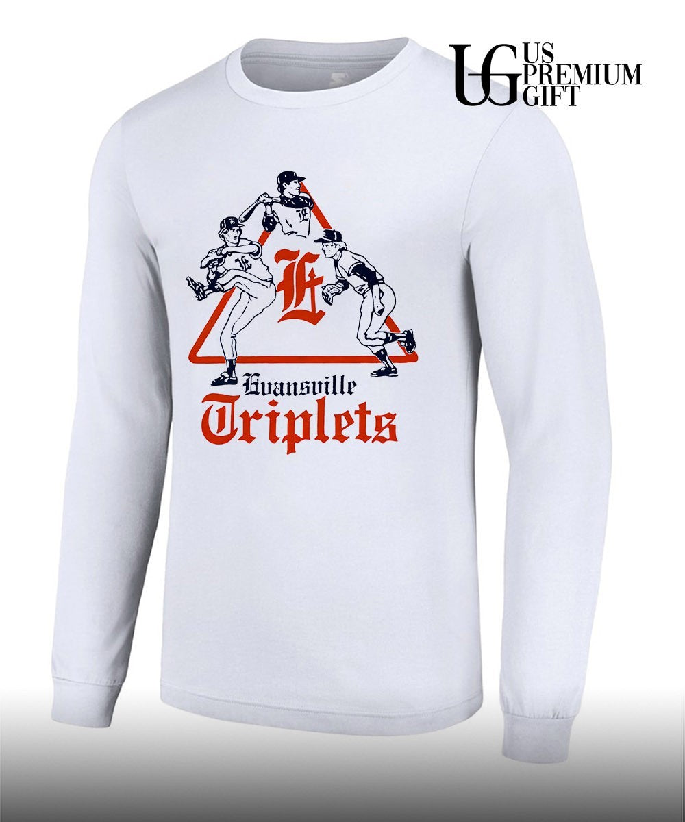 Evansville Triplets baseball shirt