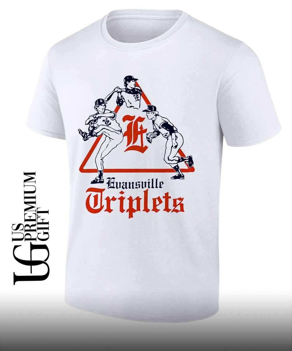 Evansville Triplets baseball shirt