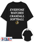 Everyone watches Crandall Softball shirt