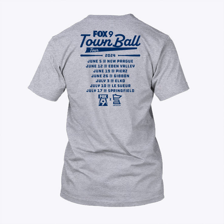 FOX 9 Town Ball Tour 2024 Minnesota T Shirt