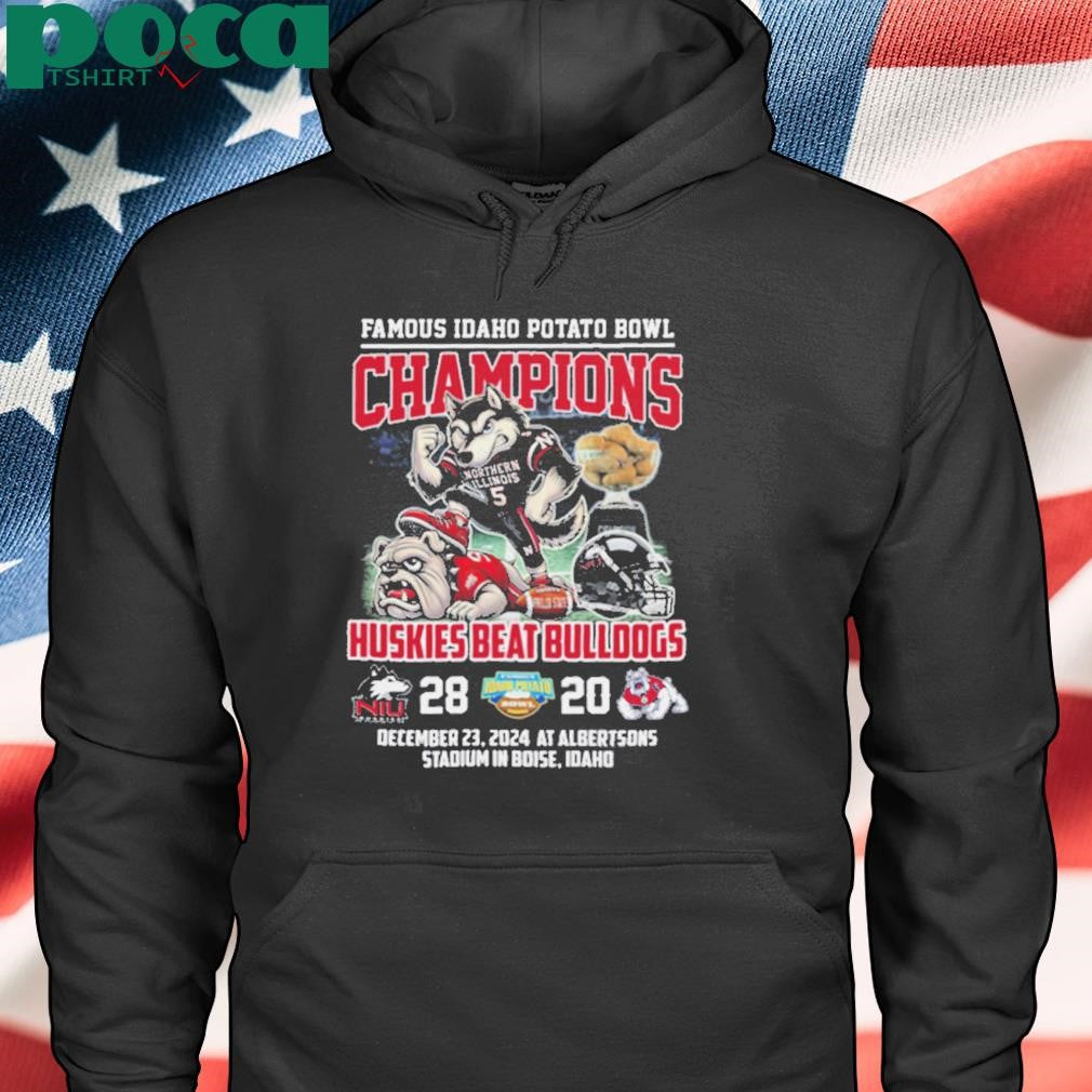 Famous Idaho Potato Bowl Champions Huskies Beat Bulldogs T Shirt