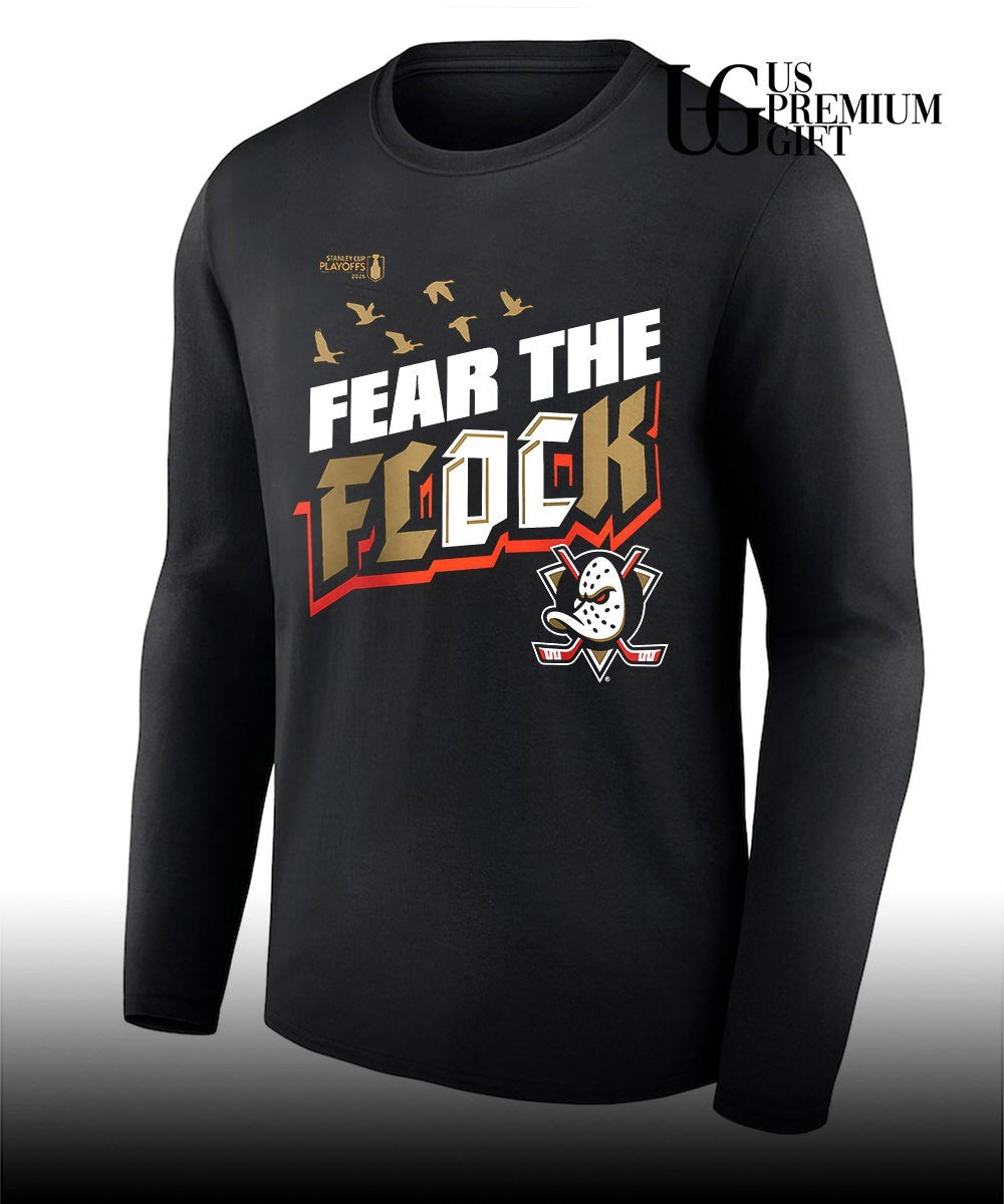 Fear The Flock Anaheim Ducks NHL 2026 Stanley Cup Playoffs slogan shirt