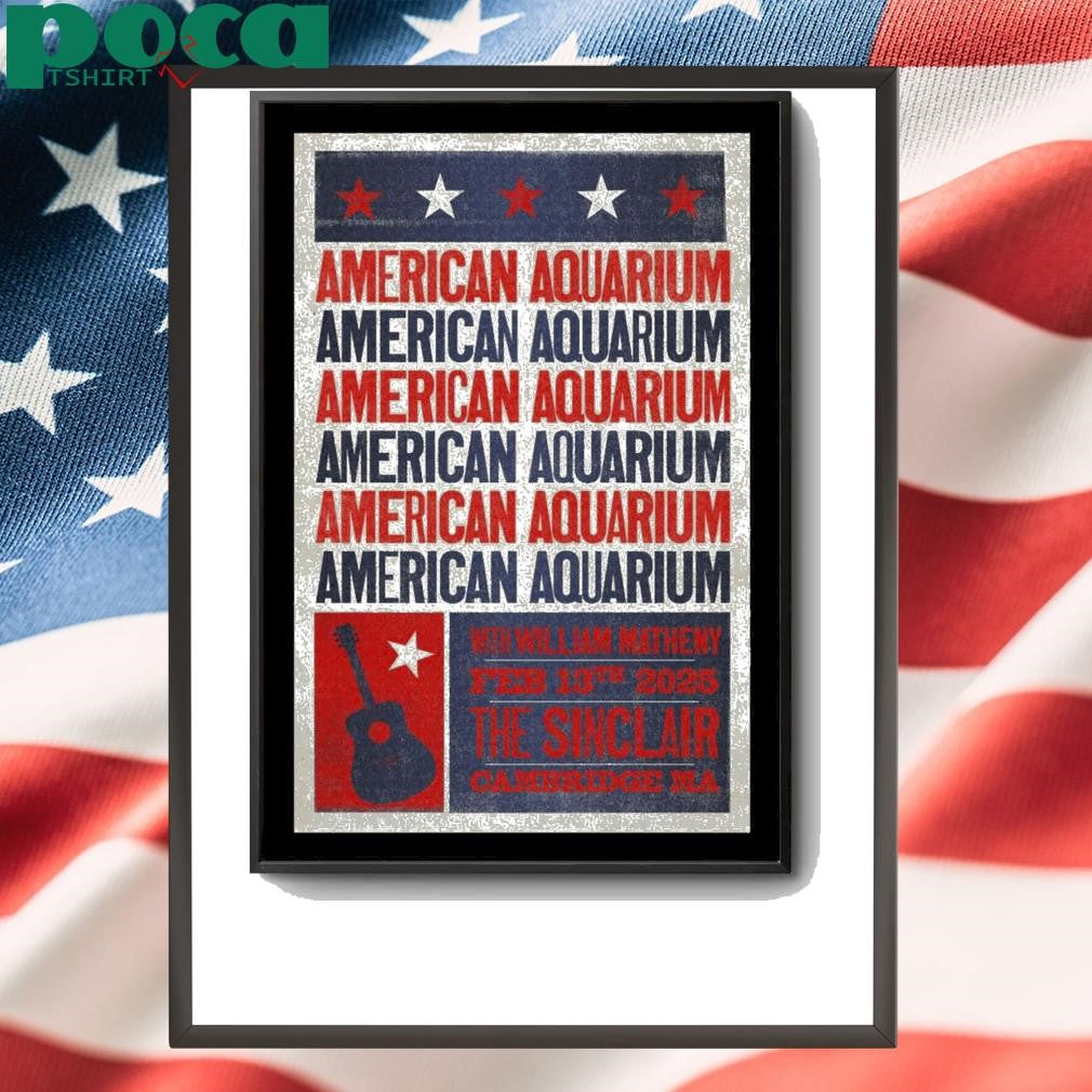 February 13 2025 Cambridge MA The Sinclair American Aquarium Poster shirt