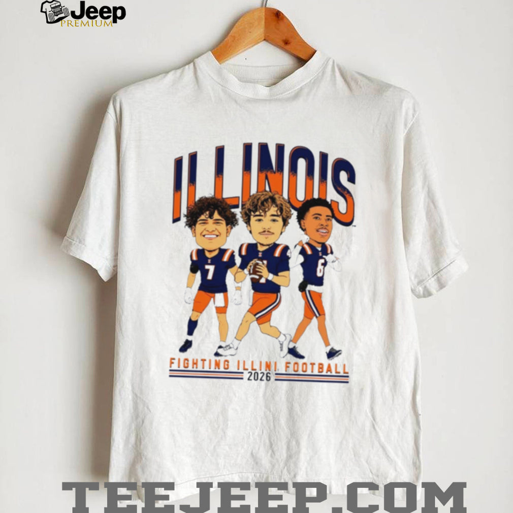 Fighting Illini Football Big Ten Media Day 2026 Players 7 4 6 shirt