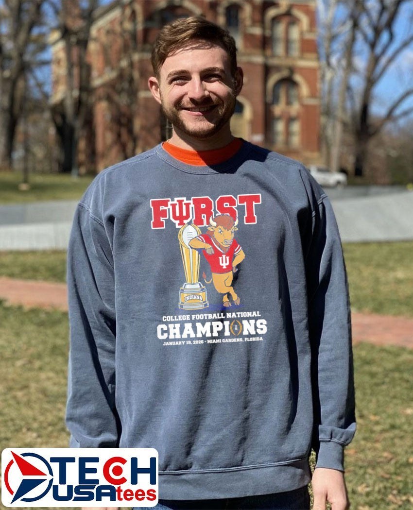 First CFP National Champions 2026 The Year Of The Hoosier Bison mascot shirt