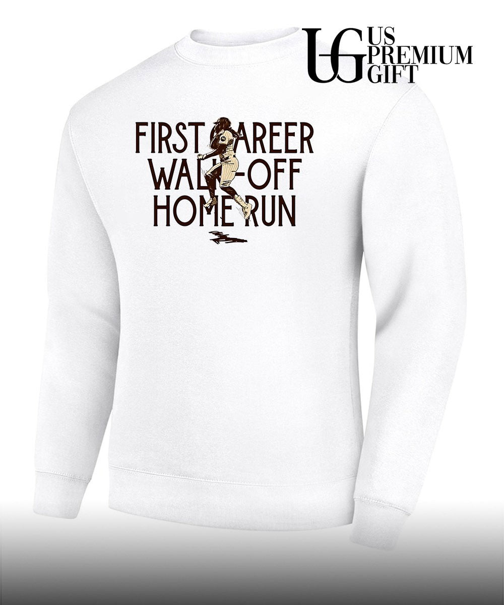 First Career Walk-Off Home Run San Diego Padres baseball signature shirt