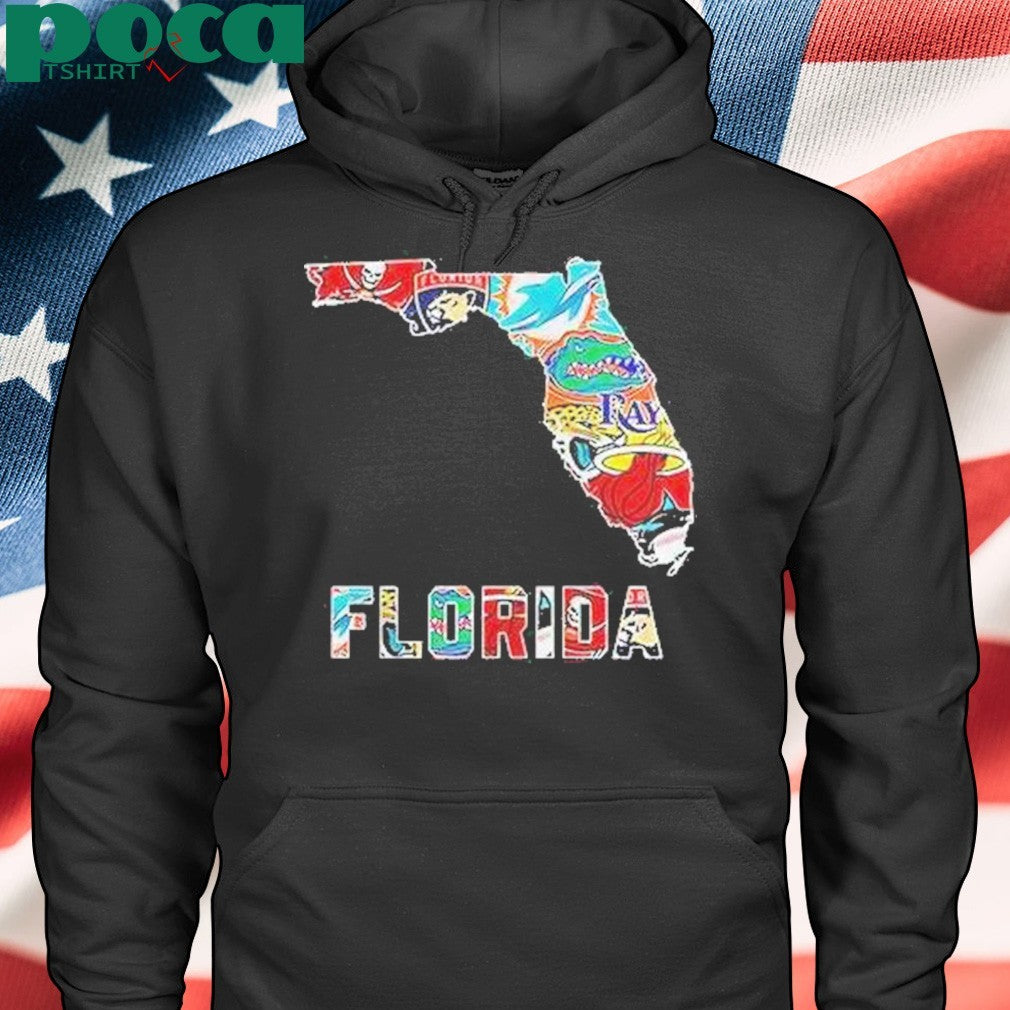 Florida Sports Team Map Logo Shirt