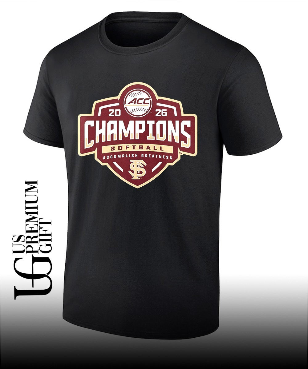 Florida State Seminoles 2026 ACC Softball Tournament Champions locker room T-shirt