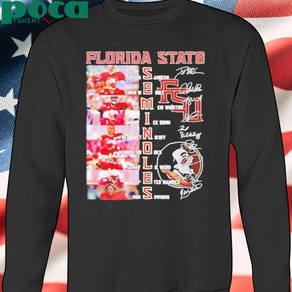 Florida State Seminoles name photo and signature shirt