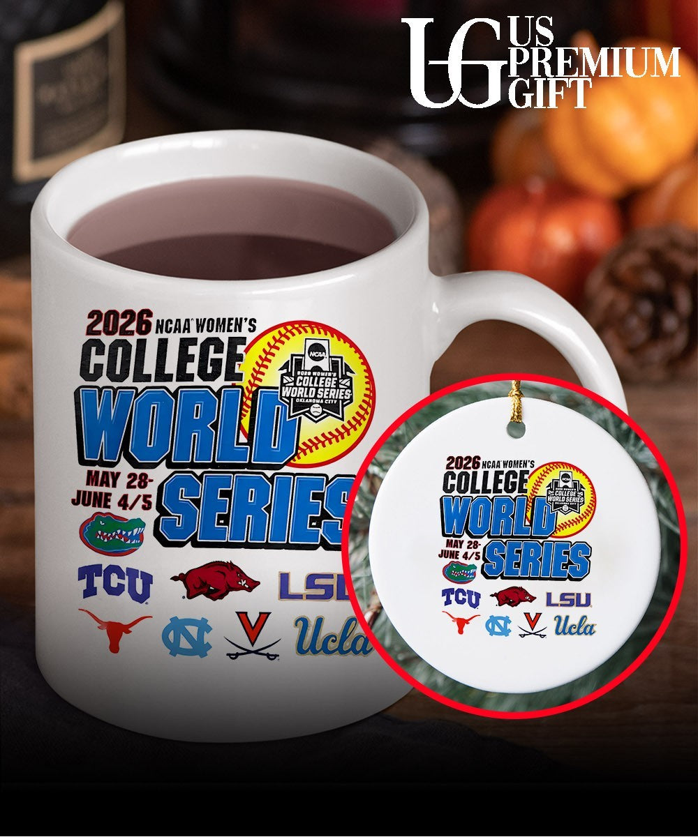 Florida TCU Arkansas LSU Texas UNC UVA UCLA 2026 NCAA Women’s College World Series shirt