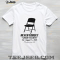 Folding Chair Montgomery Alabama Never Forget Chair teenth Est August 5 2023 shirt
