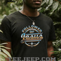 Follower of Jesus Luke 9 23 Christian Faith shirt