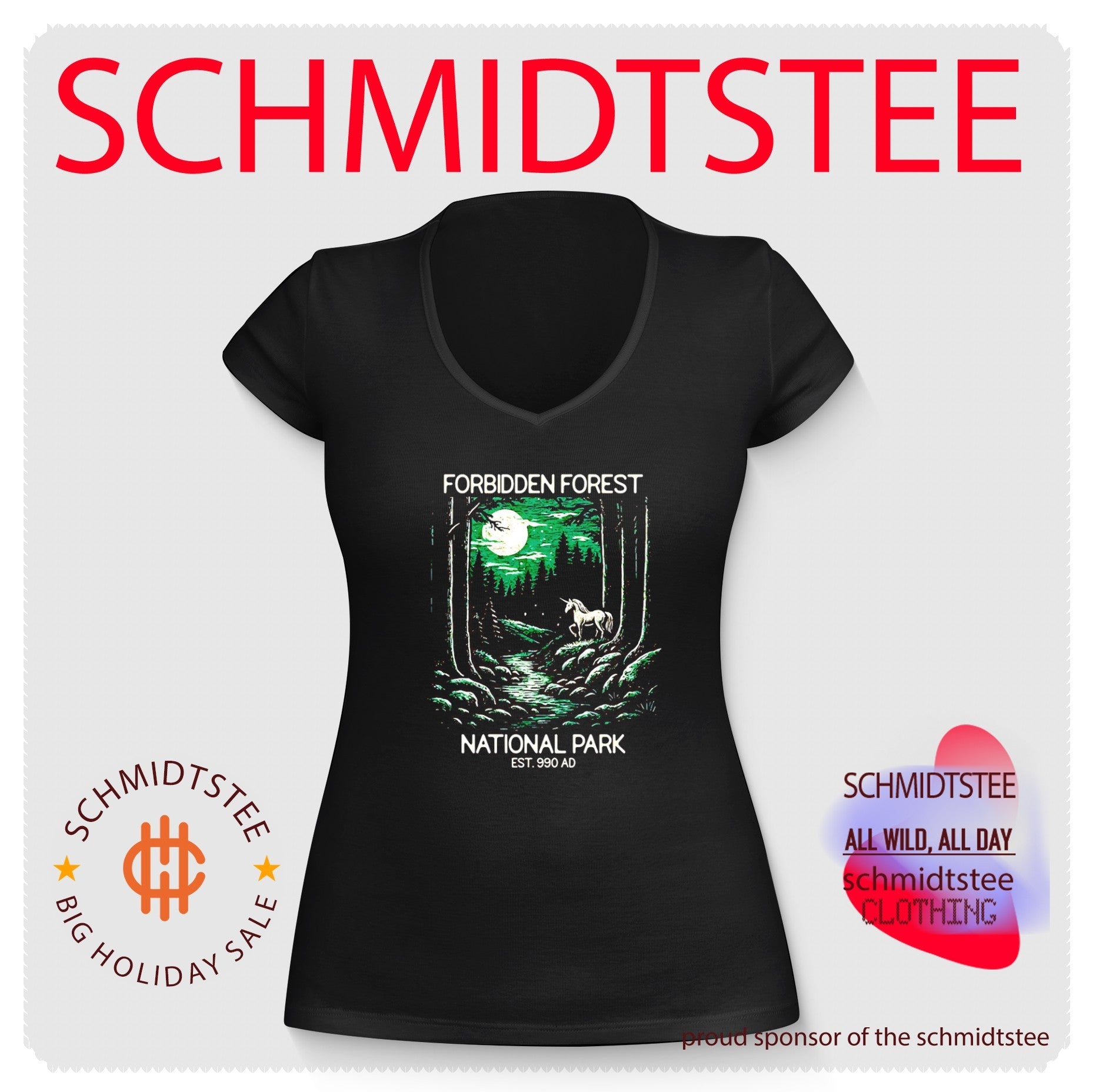 Forbidden Forest National Park Est 990 AD shirt