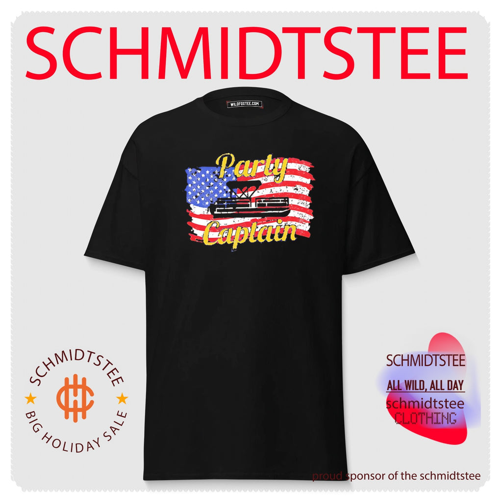 Fourth of July Party Captain Minnesota Pontoon Boat shirt