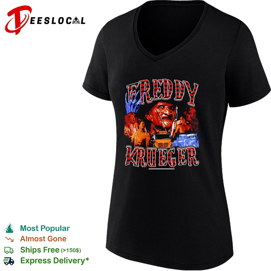 Freddy Krueger horror collage shirt