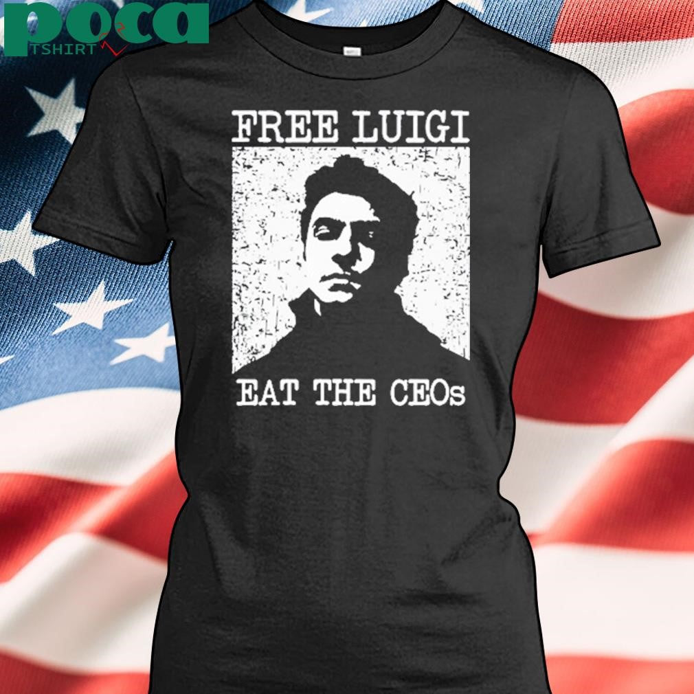Free Luigi Eat The Ceos Tee Shirt